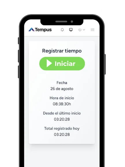 App para móvil, Atza Tempus