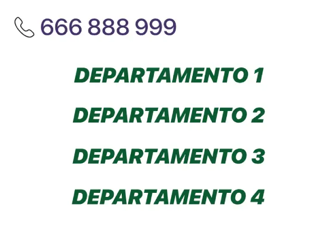 Gestión de chat por departamentos